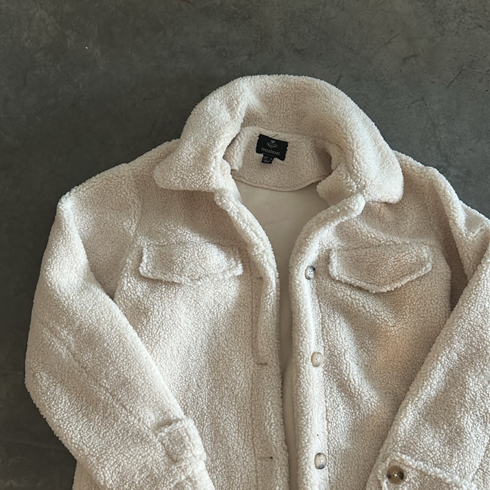 Threadbare Cream Jacket - image 2